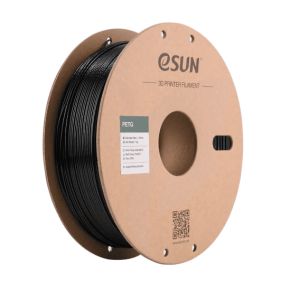 eSUN 3D პრინტერის მასალა PETG შავი 1kg 1.75mm (99723)