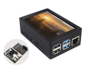Raspberry Pi 4-ის ეკრანი, გაგრილება და ყუთი (76051)