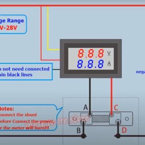 ვოლტ-ამპერმეტრი DSN-VC288 - 100A  (16784)