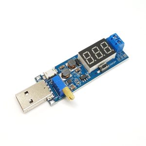 USB Step UP/DOWN კონვერტერი LED ეკრანით   (14639)