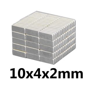 ნეოდიუმის მაგნიტი 10×4×2mm (1 ცალი)   (45955)