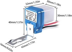 ფოტორელე AC220V-10A (99603)