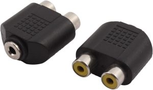 Special audio adapter 3.5 female to double lotus female (8653)