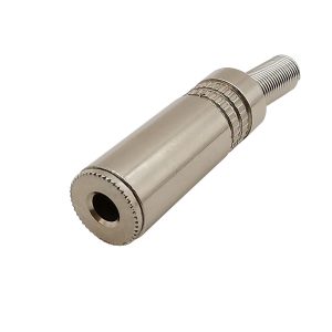 stereo jack plug female dual channel wire Connector plugs Soldering adapter 3.5mm (metal) (7789)