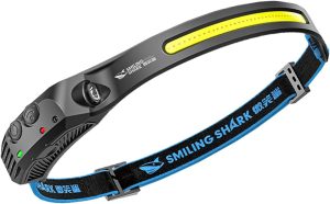 თავზე დასამაგრებელი LED ფანარი Smiling Shark (98439)