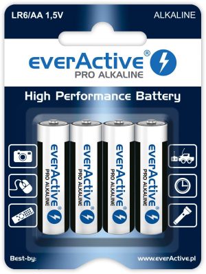 ელემენტი - Everactive Pro Alkaline LR6 - 4BL AA 1.5V (93623)