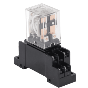 DC 220v რელე + ბუდე HH62P (96479)