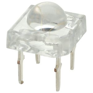 წითელი LED - 5mm Square (13027)