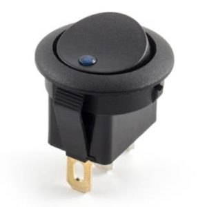 ჩამრთველი 20A 12V + ნათურა (4782)