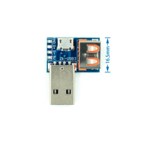 მონაცემთა გადაცემის გადამყვანი USB/microUSB (43260)