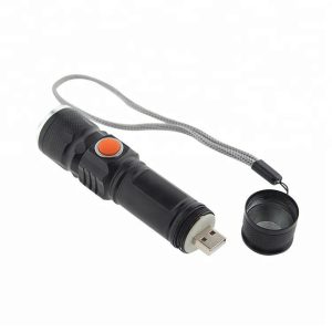LED ფანარი 10w USB დატენვით  (40610)