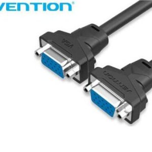 VENTION Female VGA to Female VGA Extension Cable 1M Black (15707)