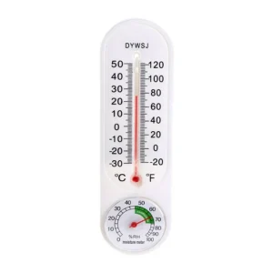კედლის თერმო-ჰიგრომეტრი (C) : -30 ~ 50 (91631)