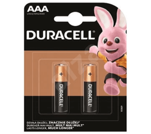 ელემენტი Duracell AAA 1.5v 2 ცალი (49638)