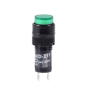 ინდიკატორი მწვანე განათებით NXD-212 220V  (35185)