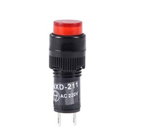 ინდიკატორი წითელი განათებით NXD-212 220V  (35189)