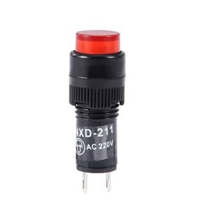 ინდიკატორი წითელი განათებით NXD-212 220V  (35189)
